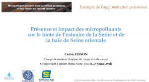 Diaporama colloque micropolluants