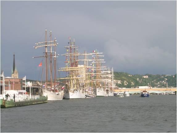 Photo - Bateaux Armada (C. Degrémont, GIP Seine-Aval)