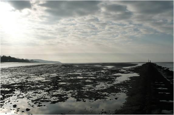 Photo - Digue submersible (C. Fisson - GIP Seine-Aval)