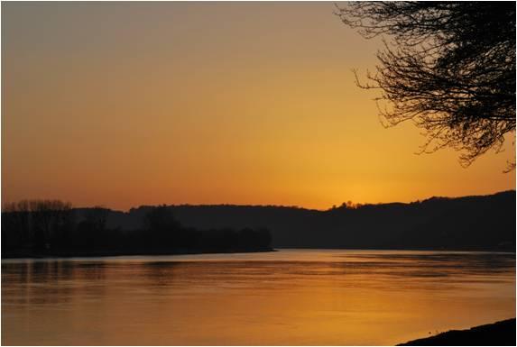 Photo - Couché de soleil (JP Lemoine, GIP Seine-Aval)